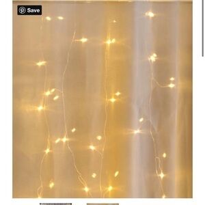 COPY - Plow & Hearth LED Curtain Lights 160 Count